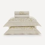 Karsten - Jogo de Cama Queen 200 Fios 100% Algodão Eva