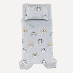 Karsten - Colcha Infantil com Porta Travesseiro 200 Fios 100% Algodão Dog