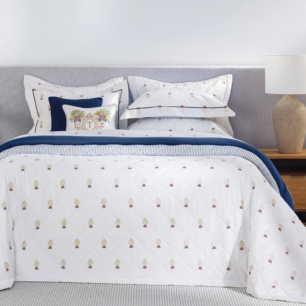 Trussardi - Jogo de Cama Queen 200 Fios 100% Algodão Pigna