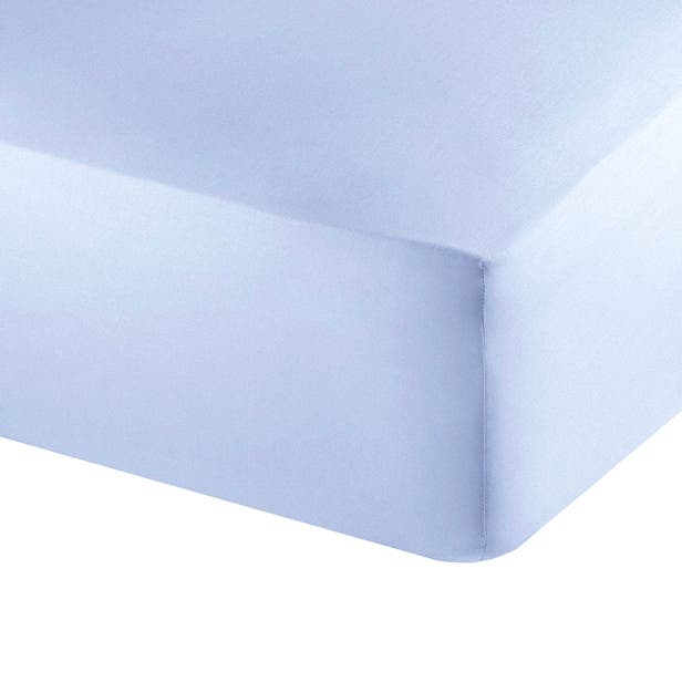 Buddemeyer - Lençol Percal 180 Fios Buddemeyer Basic Percalle 100% Algodão Penteado Azul